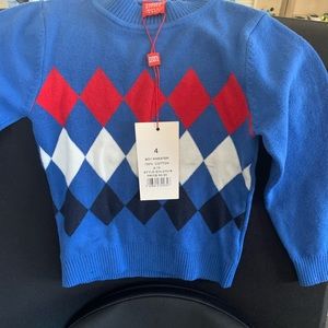 very thick stylish boys sweater size 4